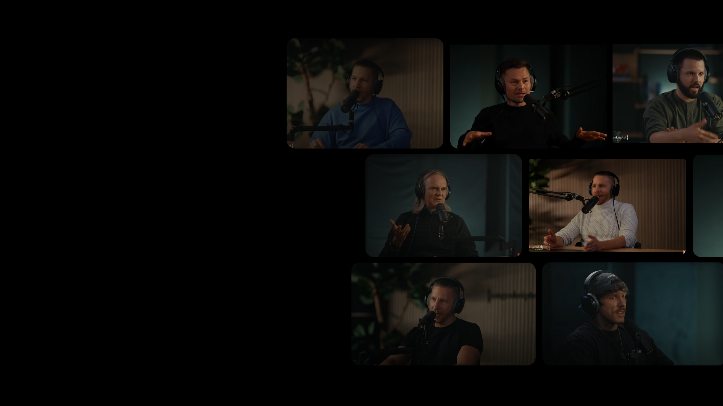 ungeskriptet Podcast Gäste